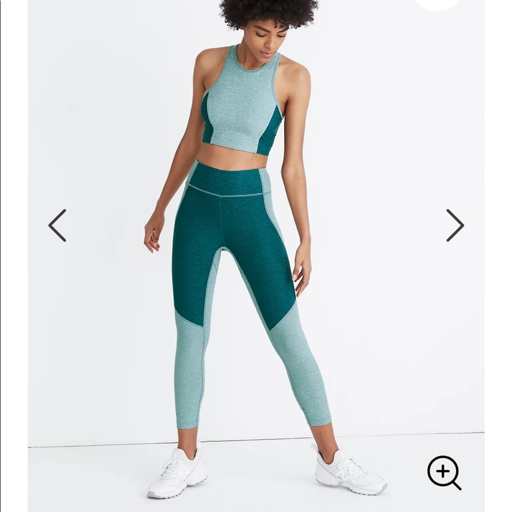 Outdoor Voices x Madewell 3/4 leggings & bra set
